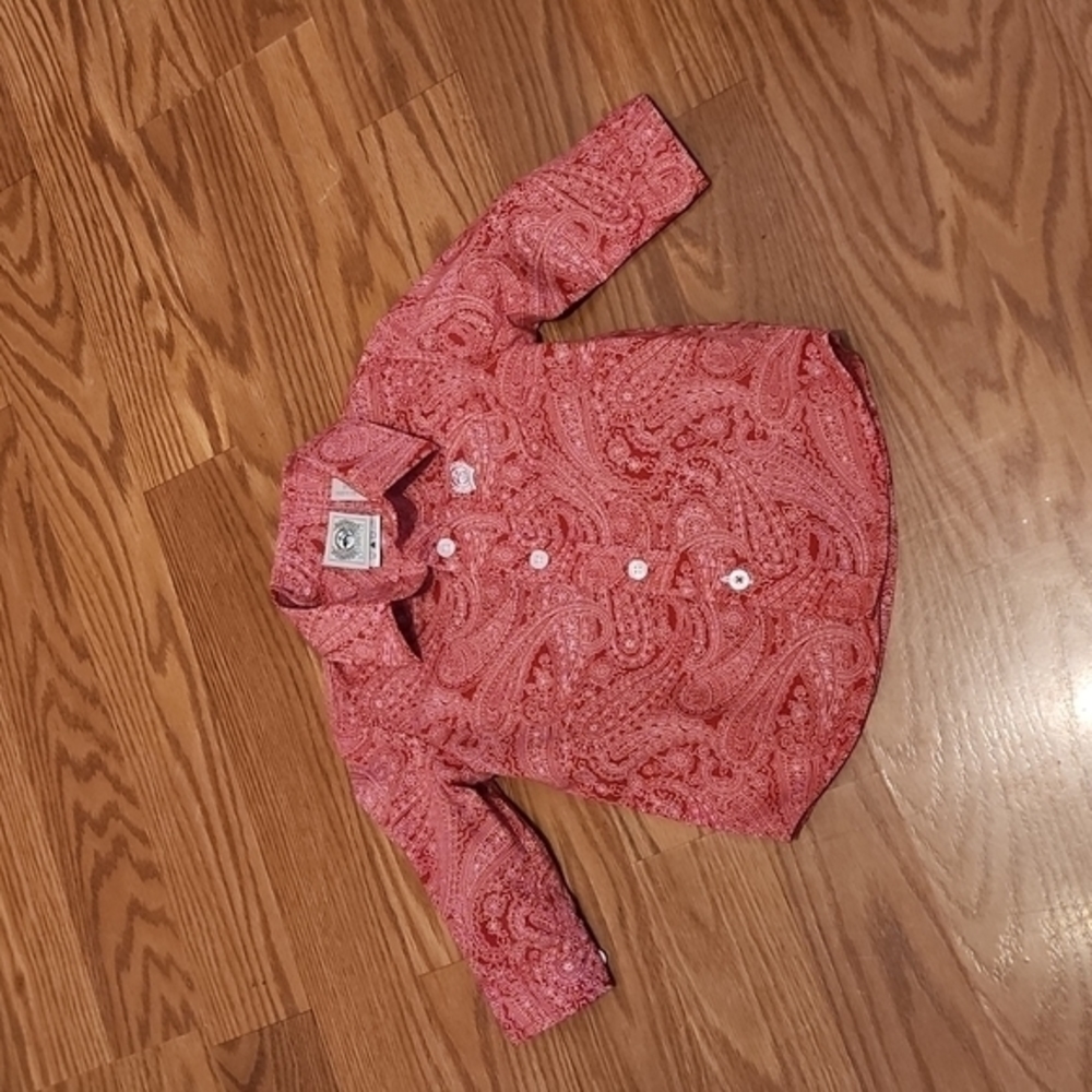 Cinch button up dress shirt size 6-12mo